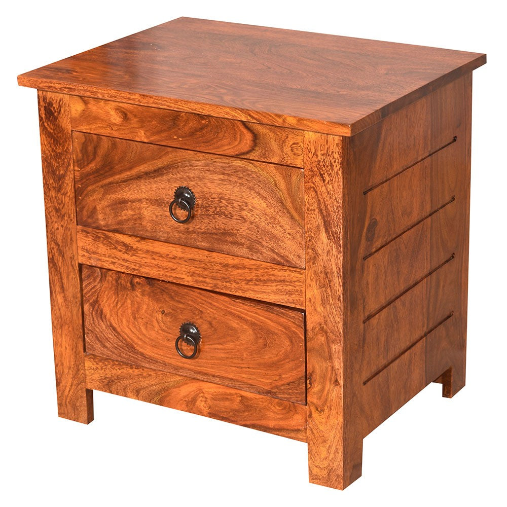 Belen Wooden Bedside Table