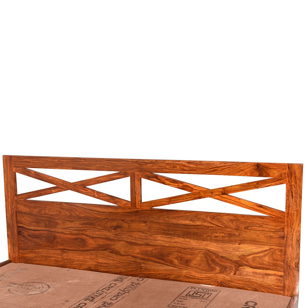 Kairi Sheesham Wood Krrish Bed Without box