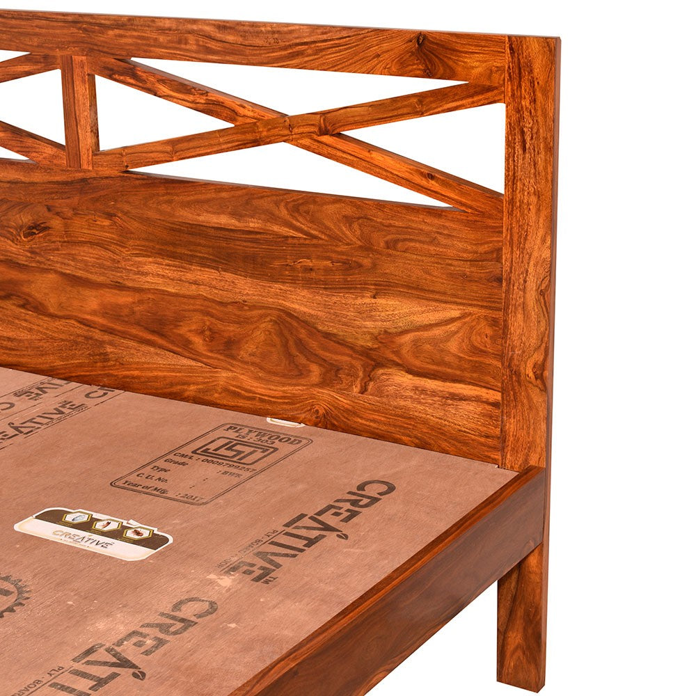 Kairi Sheesham Wood Krrish Bed Without box