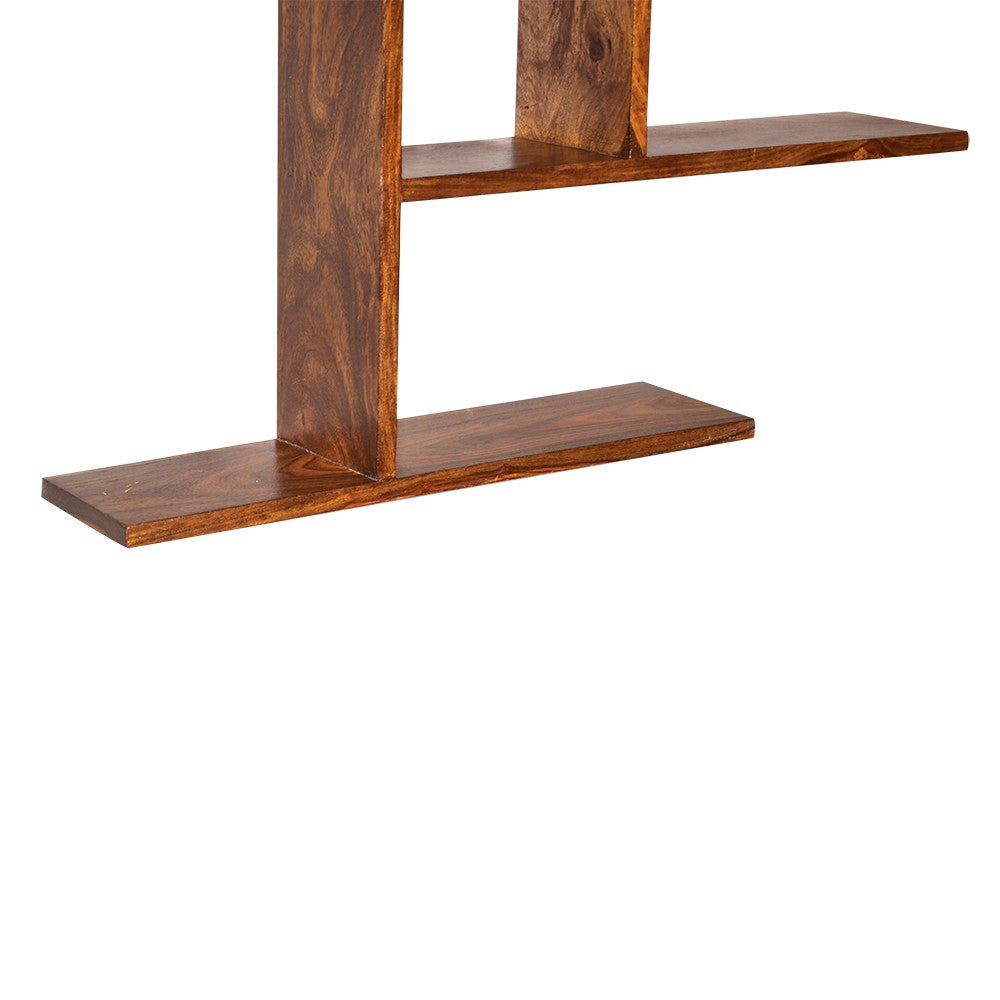 Lorelai Wooden Geometric Wall Shelf