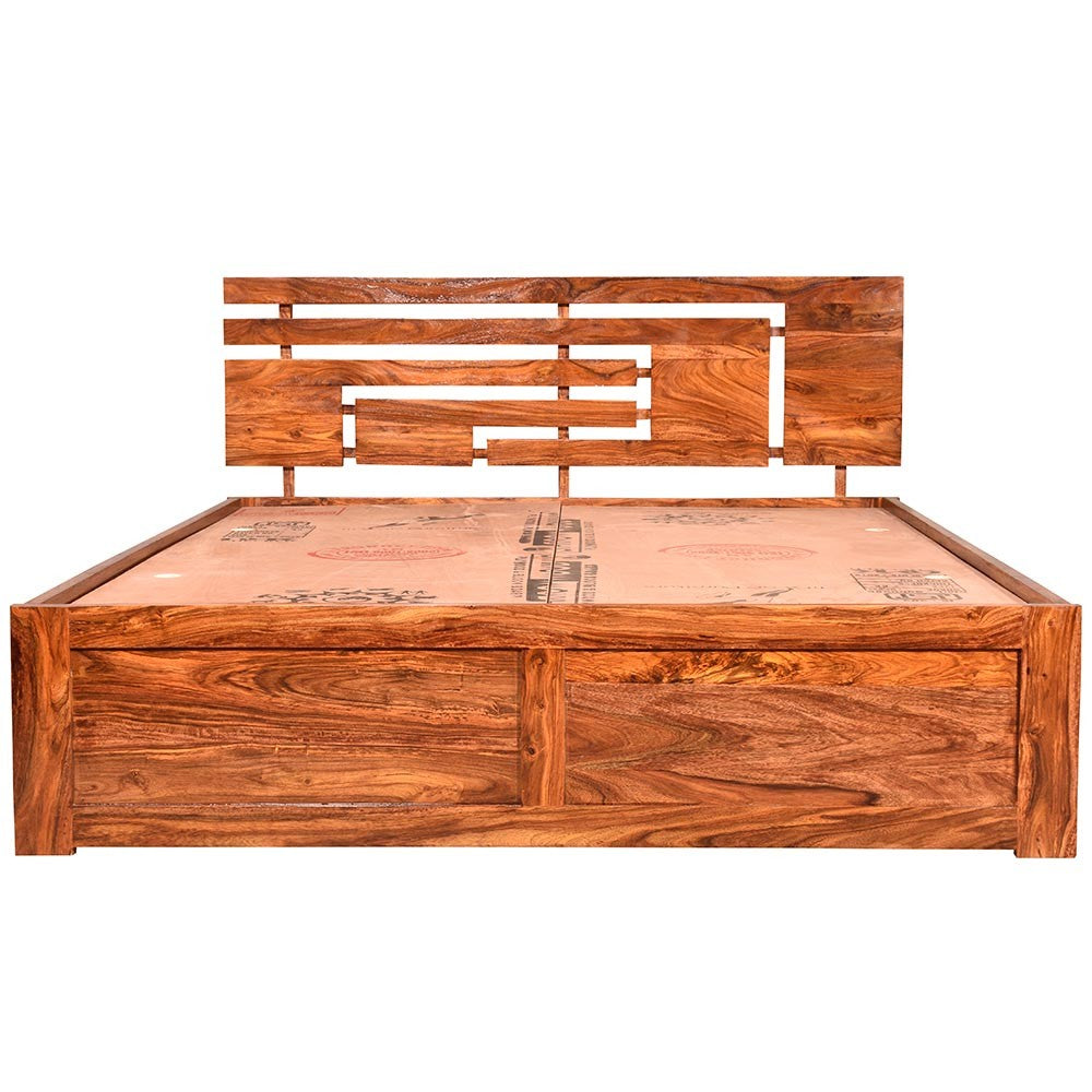 Clare Sheesham Felton Wood Bed With Storage