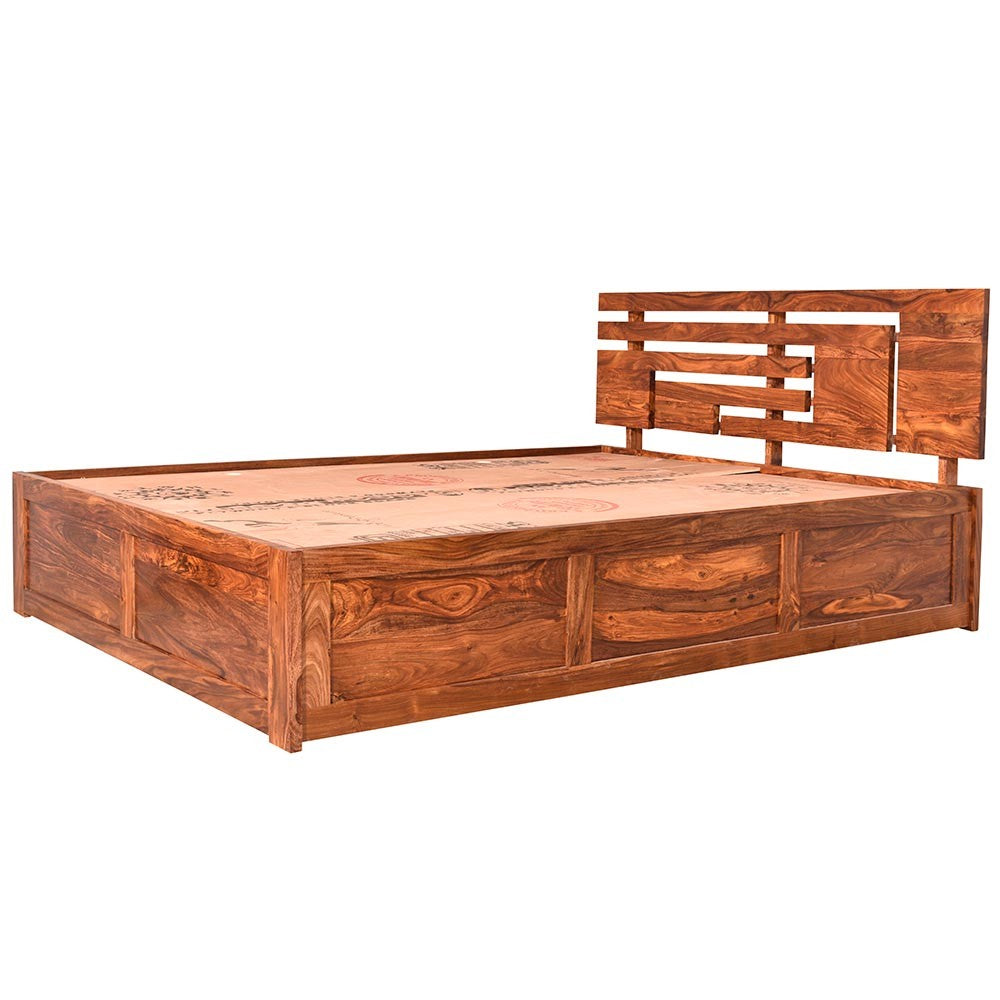 Clare Sheesham Felton Wood Bed With Storage