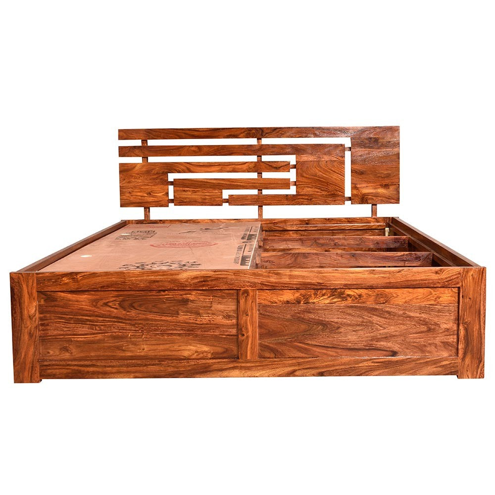 Clare Sheesham Felton Wood Bed With Storage