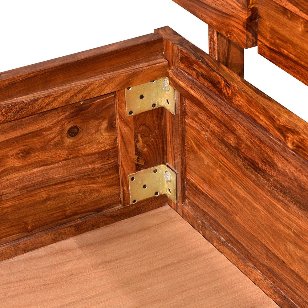 Clare Sheesham Felton Wood Bed With Storage