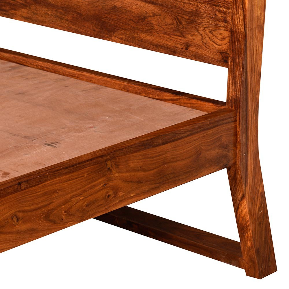 Alitzel Wooden Home Bed Without Storage