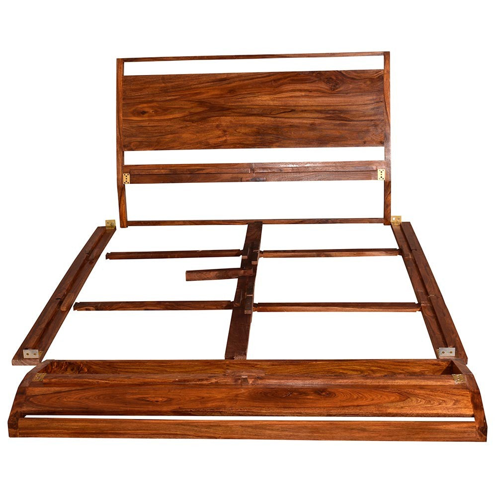 Alitzel Wooden Home Bed Without Storage