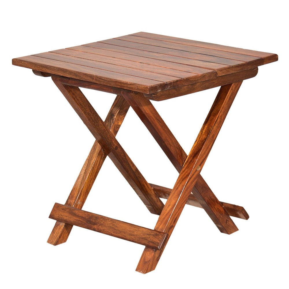 Opal Wooden Folding Small Table