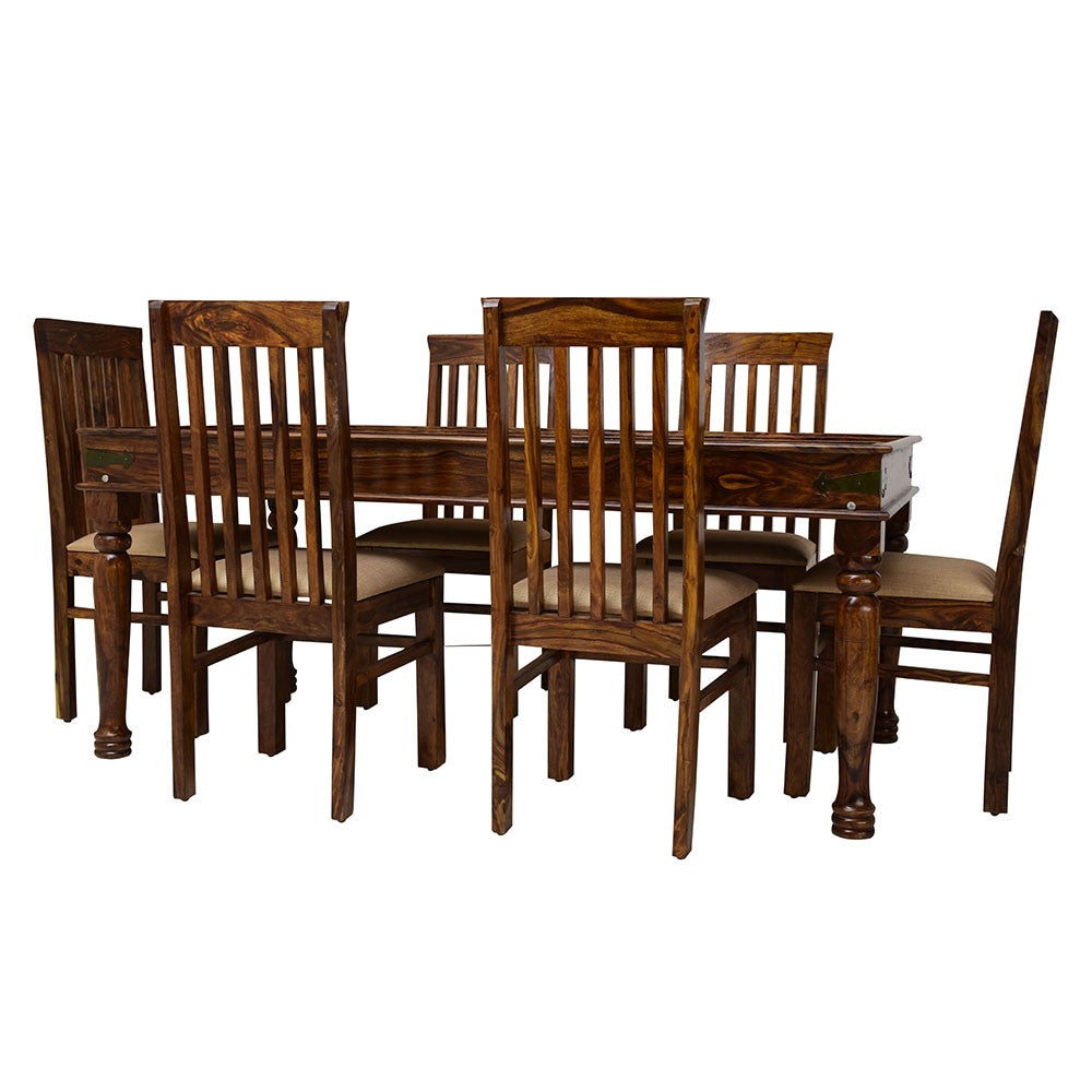 Calliope Wooden 6 Seater Dining Table
