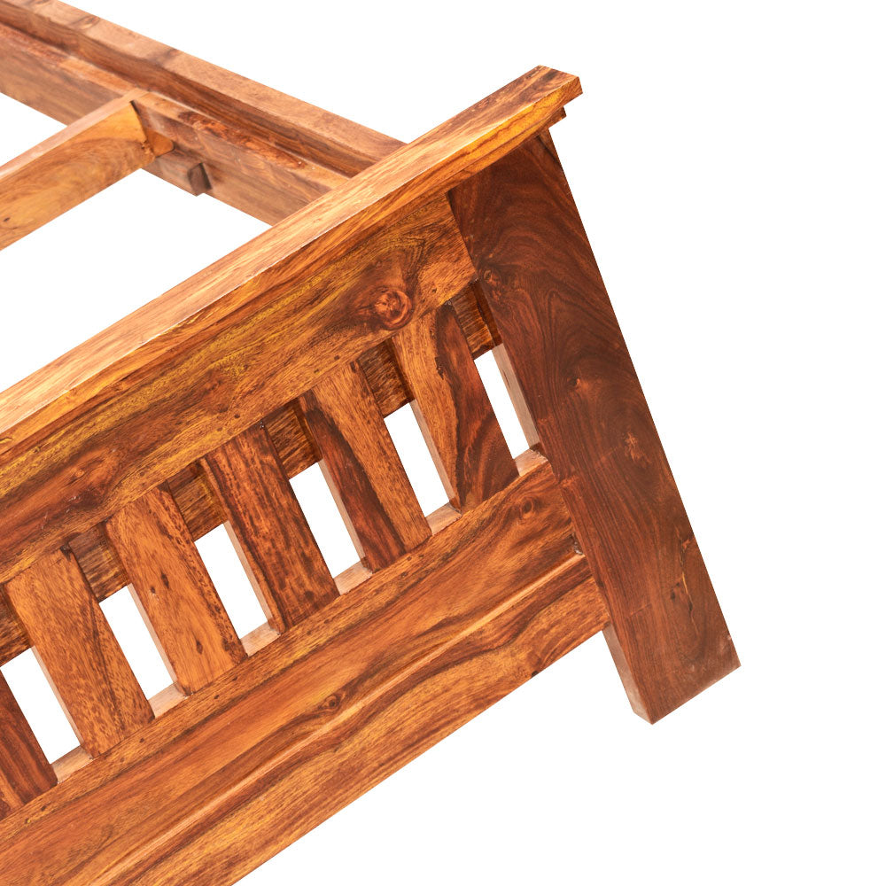 Kahlani Sheesham Wood Slatted Bed