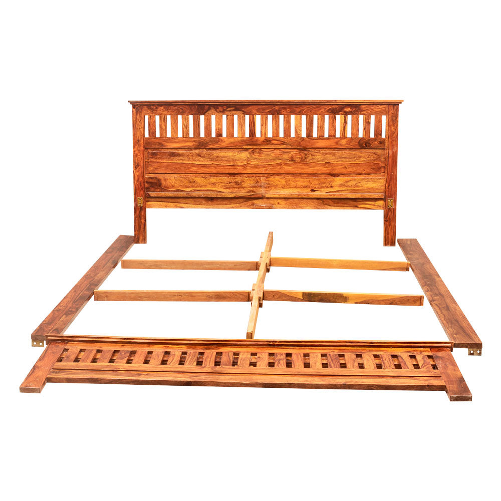 Kahlani Sheesham Wood Slatted Bed