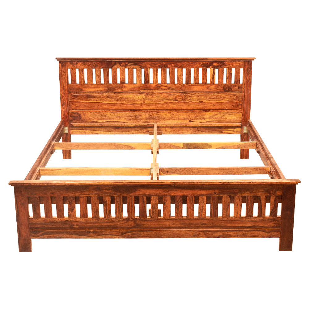 Kahlani Sheesham Wood Slatted Bed