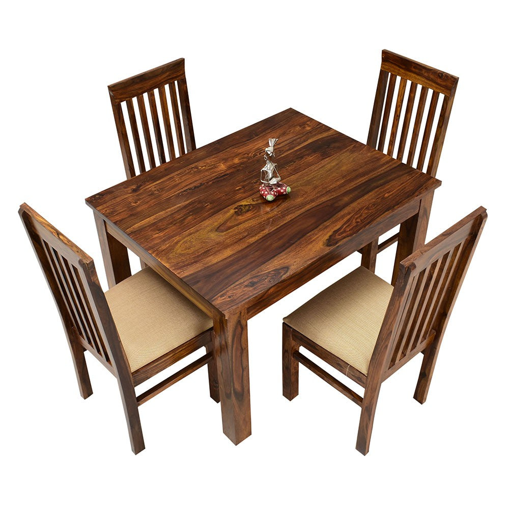 Jordan Wooden 4 Seater Dining Set