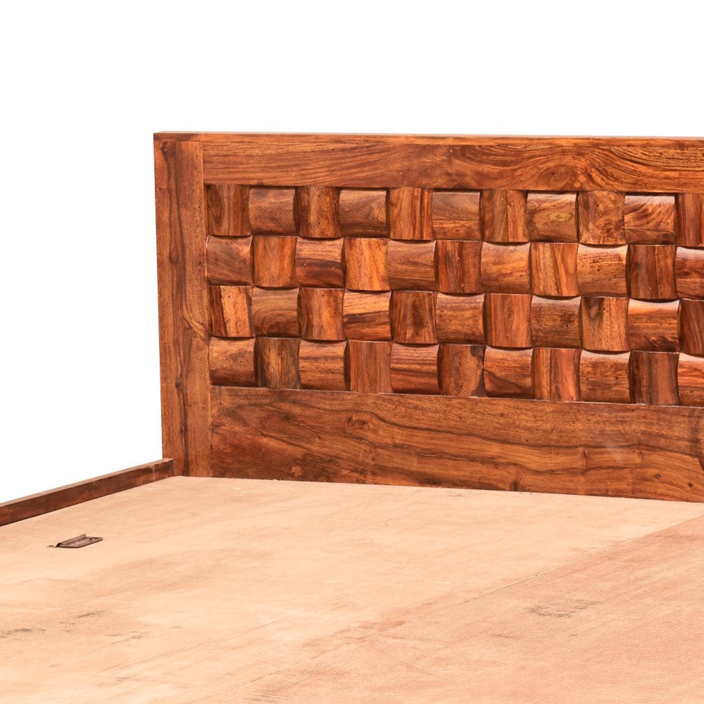 Katelyn Wooden King Size Howler Bed With Storage