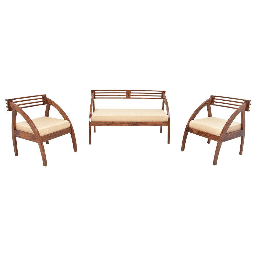 Gracelynn Wooden Mariana Traditional Sofa Set