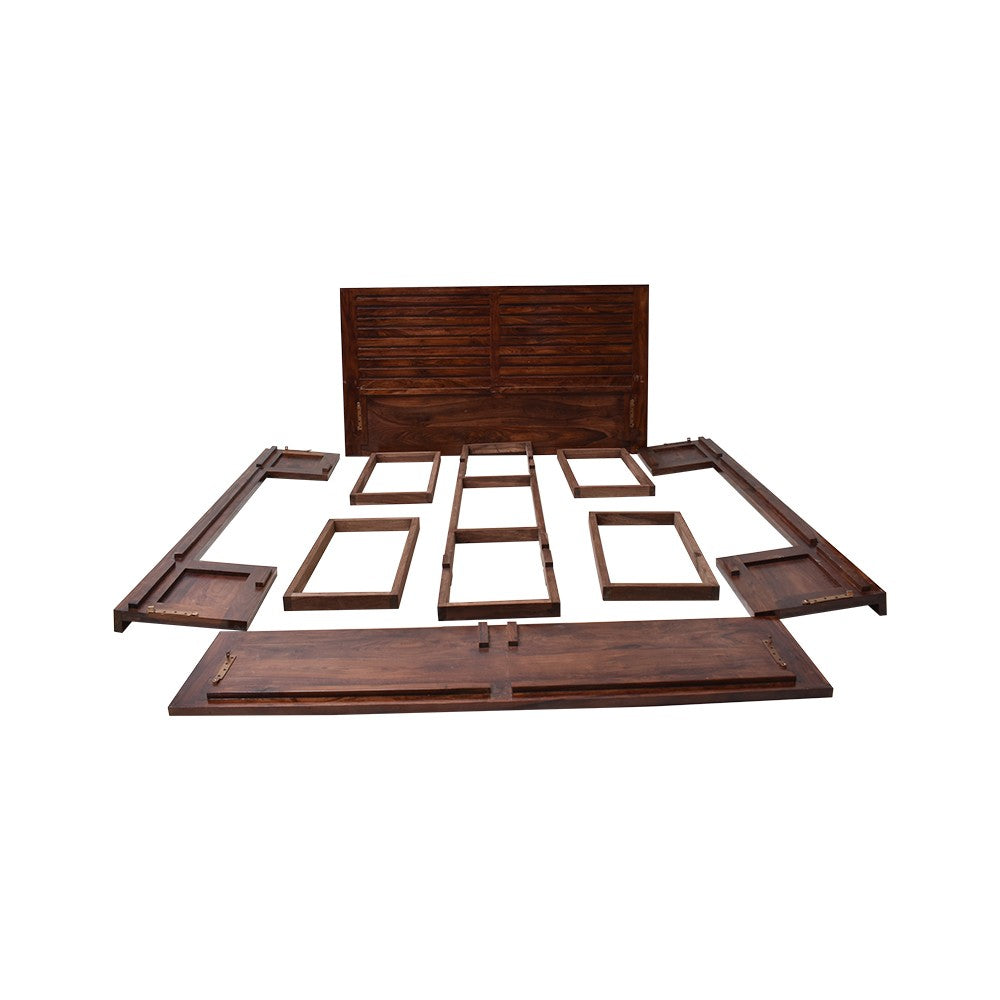 Neriah Wooden Home Cambrey Bed With Storage