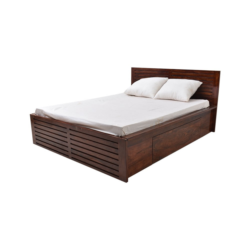 Neriah Wooden Home Cambrey Bed With Storage
