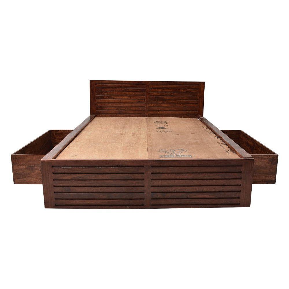 Neriah Wooden Home Cambrey Bed With Storage