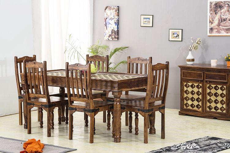 Matthew Brass Dining Set A