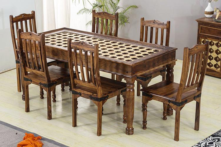 Matthew Brass Dining Set A