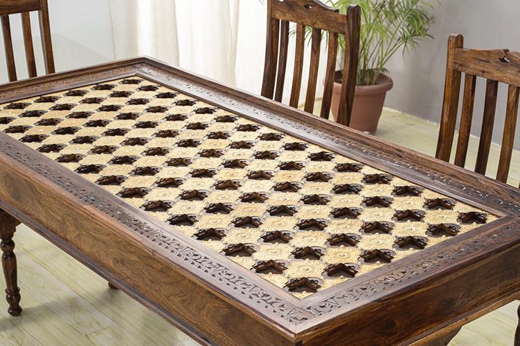 Matthew Brass Dining Set A