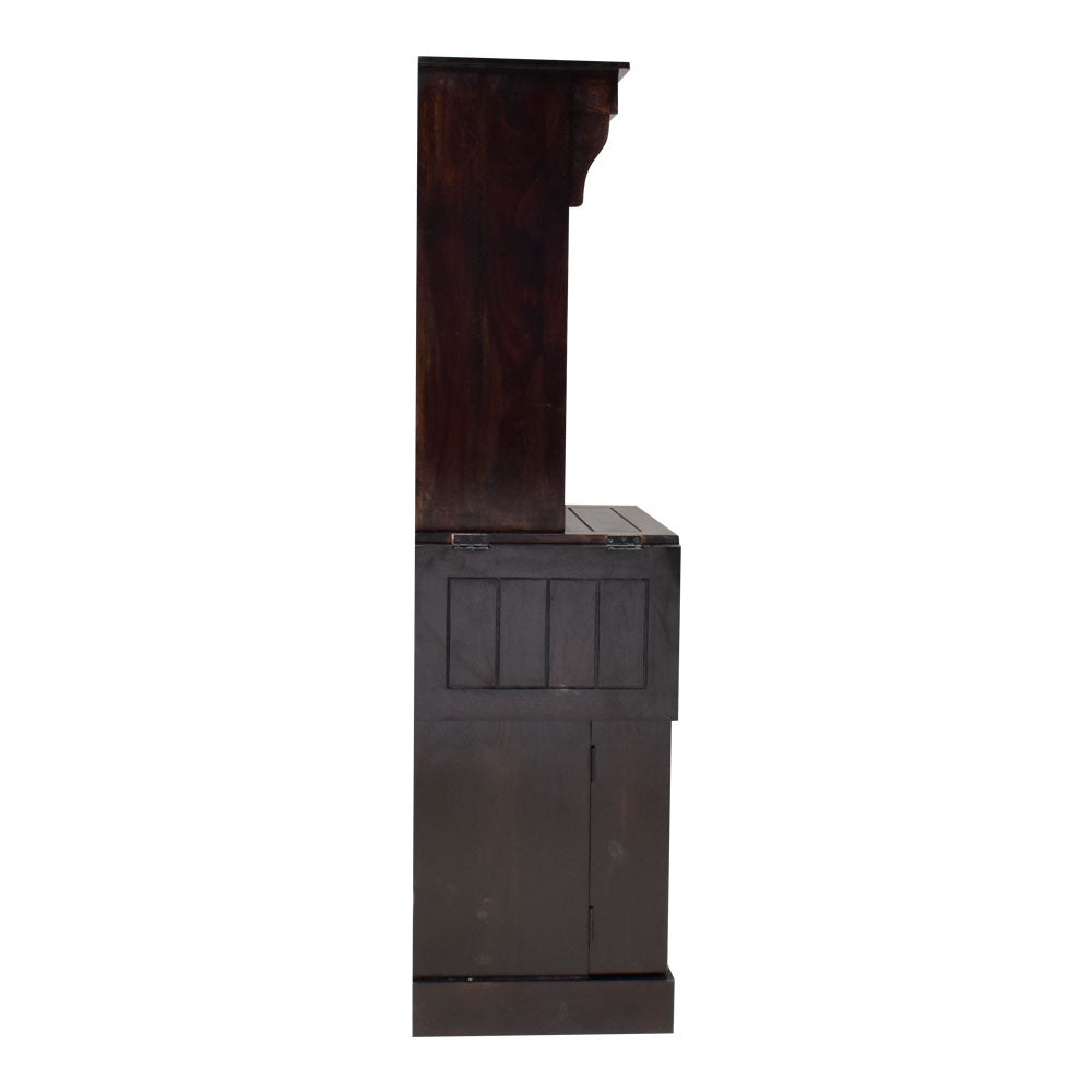 Nataly Sheesham Wood Brass Romeo Bar