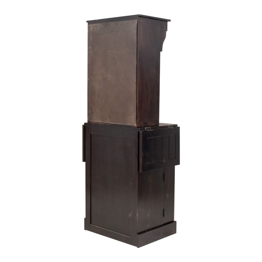 Nataly Sheesham Wood Brass Romeo Bar