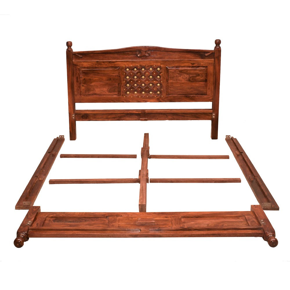 Natasha Wooden Home Downey Bed Without Storage