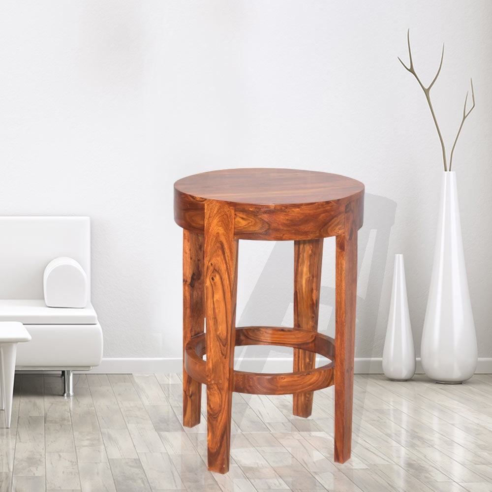 Bonnie Wooden Rounded Bar Chair