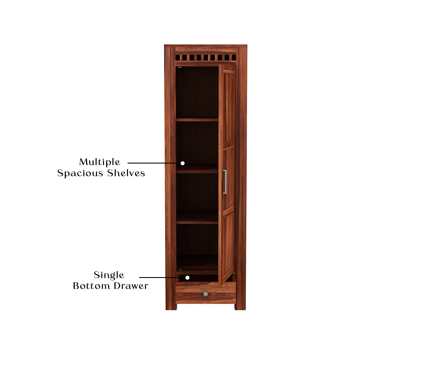 Dante 1 Door Multi-Utility Wardrobe