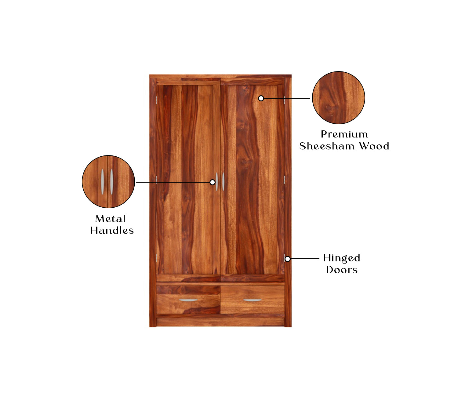 Maximus 2 Door Multi Utility Wardrobe