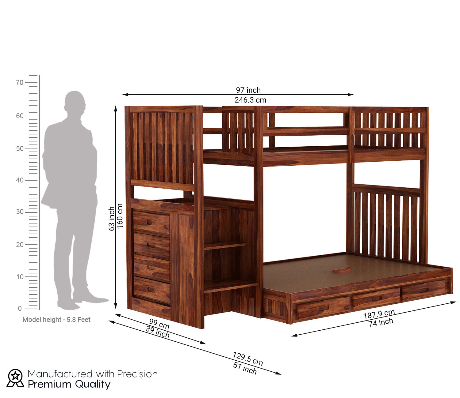 Adrian Bunk Bed With Storage