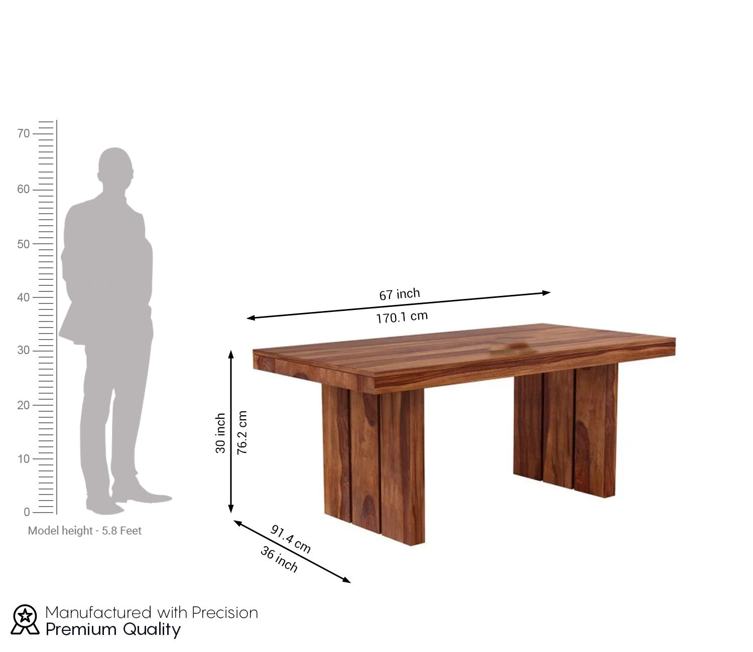 Blaze 6 Seater Dining Table