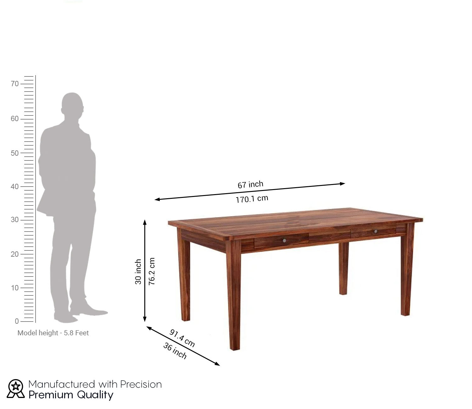 Newt Storage 6 Seater Dining Table Set