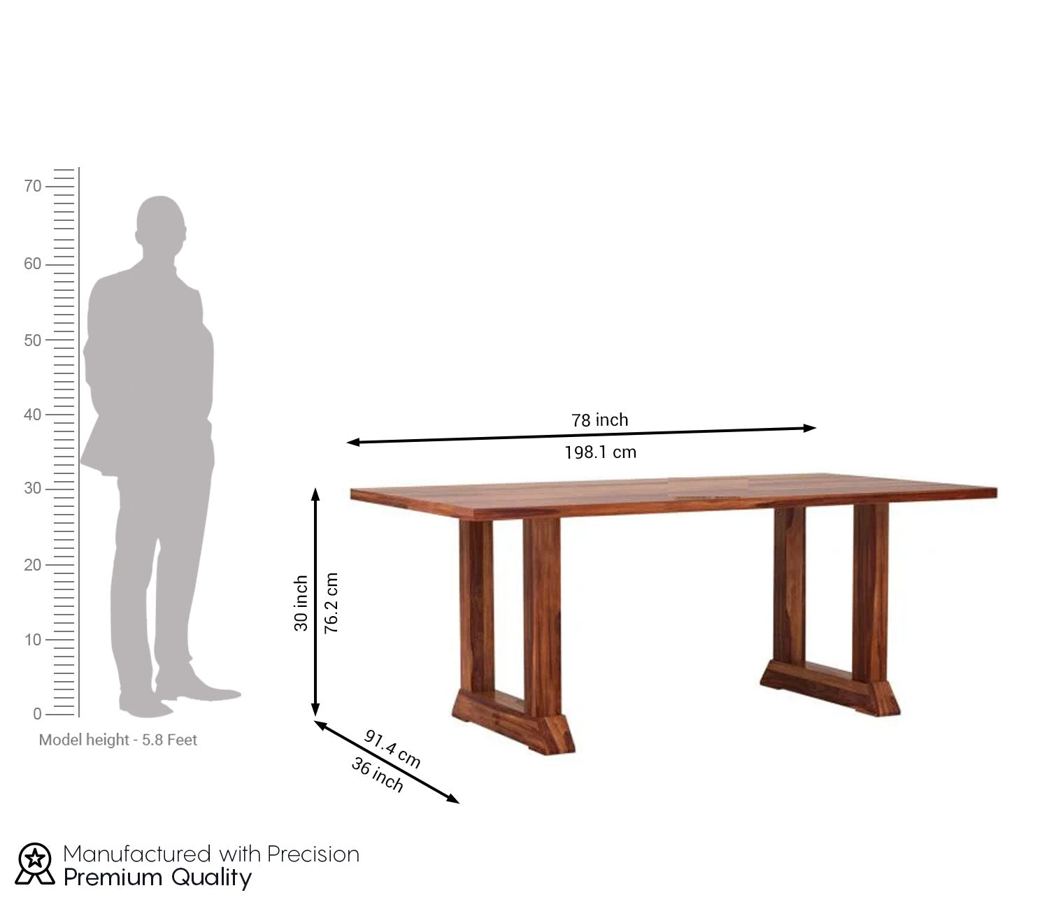 Cookie 6 Seater Dining Table