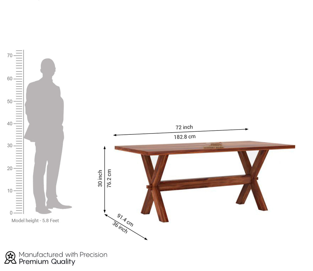 Cocoa Puff 6 Seater Dining Table