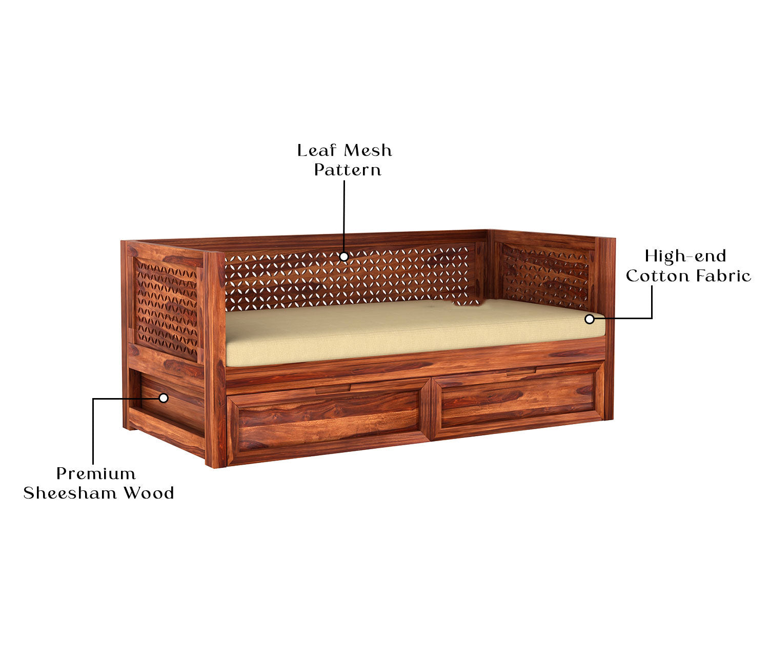 Jayce Storage Divan With Mattress