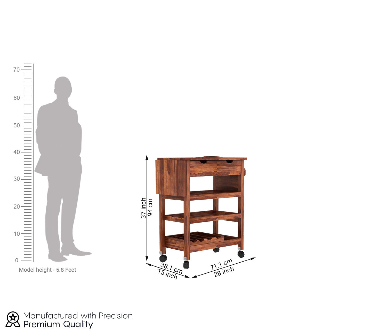 Sawyer Bar Trolley