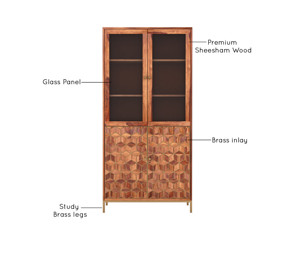 Miller Sheesham Wood Bookshelf