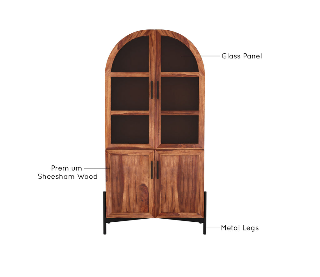 Marcelo Sheesham Wood Bookshelf