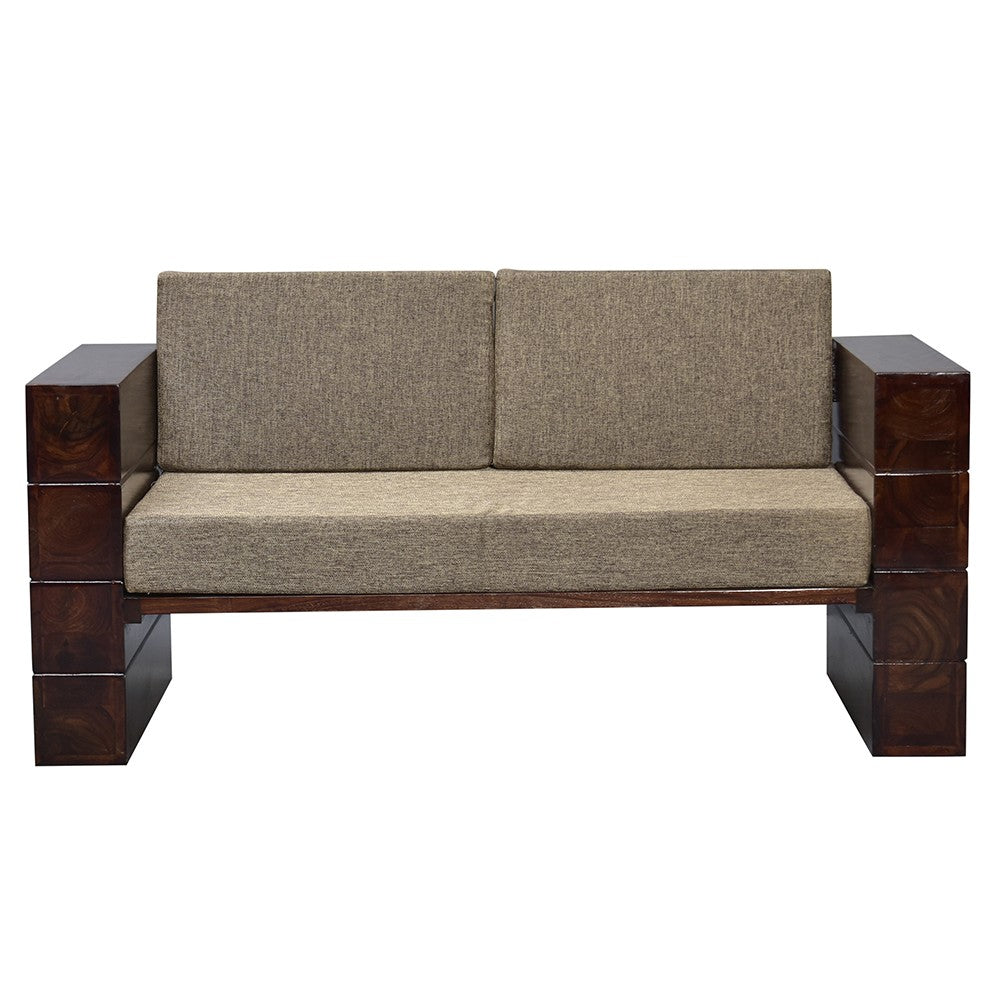 Saanvi Wood Agnes Sofa Set