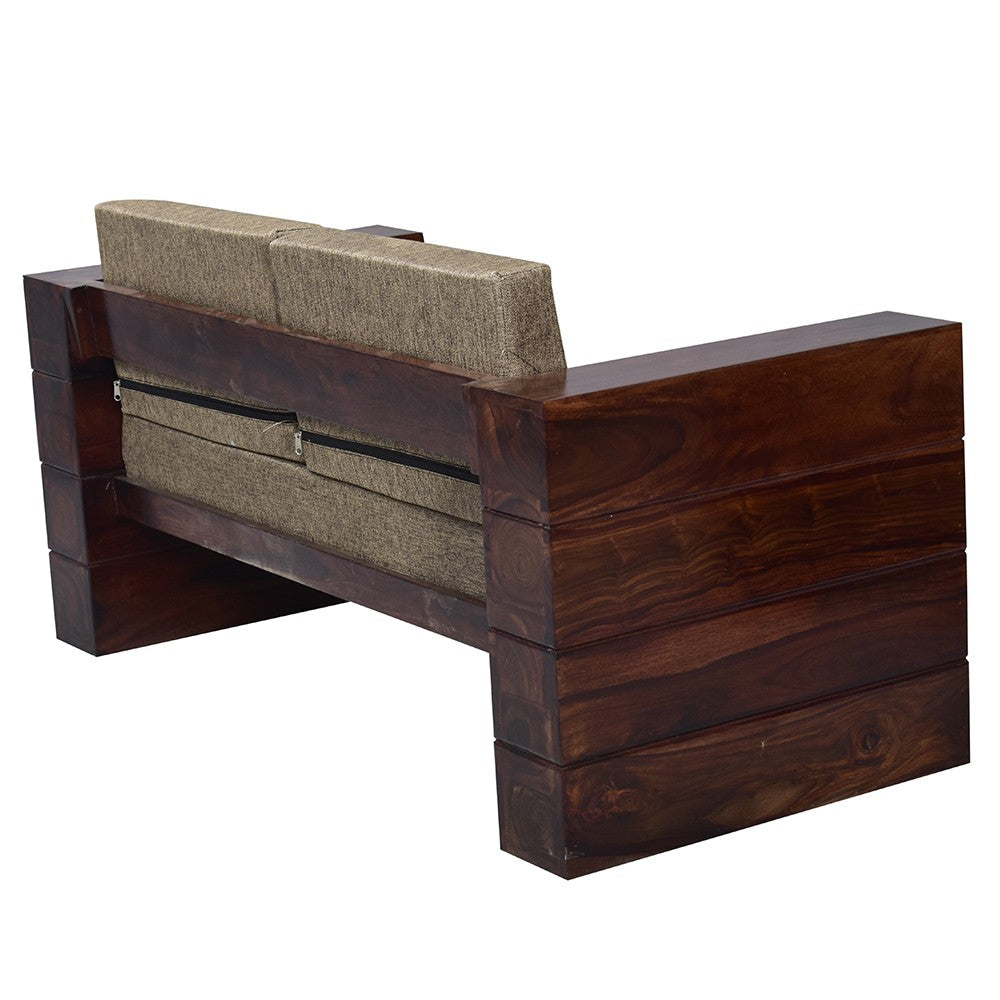 Saanvi Wood Agnes Sofa Set
