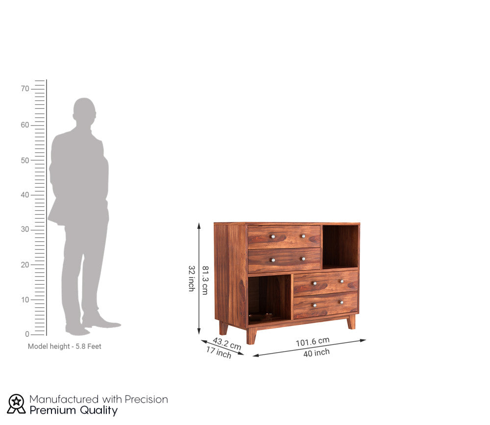 Briggs 4-Drawer Wooden Chest Of Drawers
