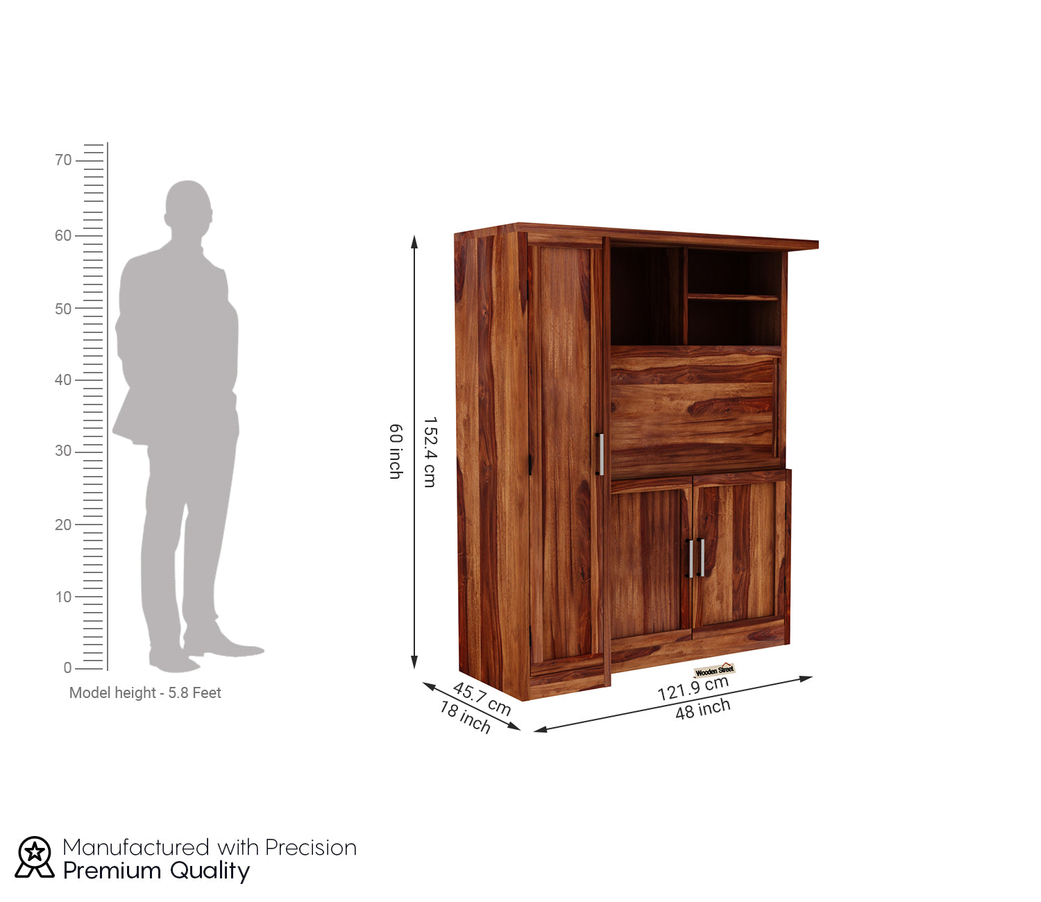 Elizabeth Study Table Cum Bookshelf