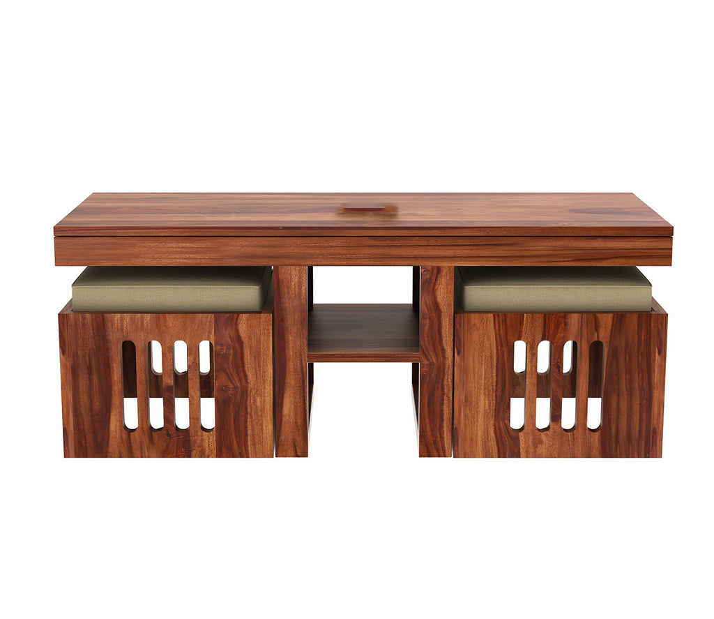 Lyla Sheesham Wood Coffee Table Stools