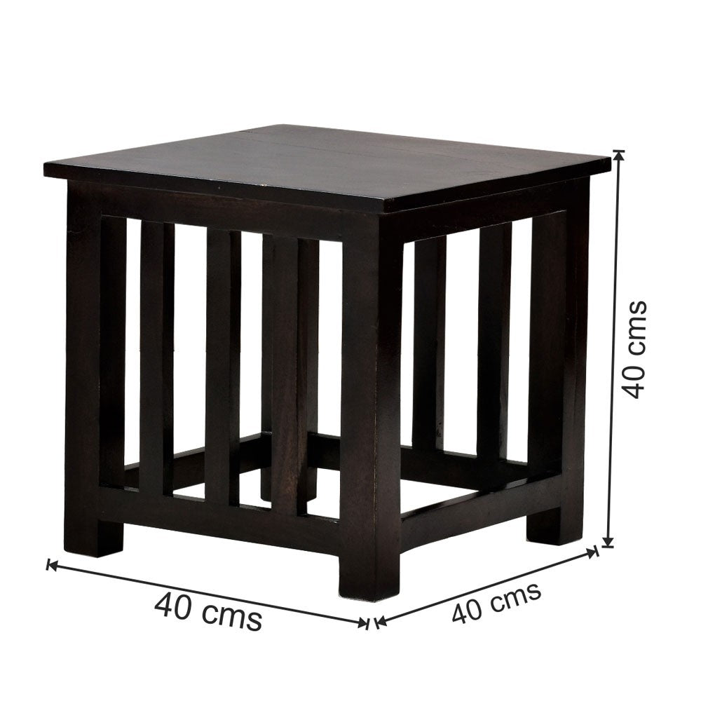 Nellie Wooden Deux Peg Side Table