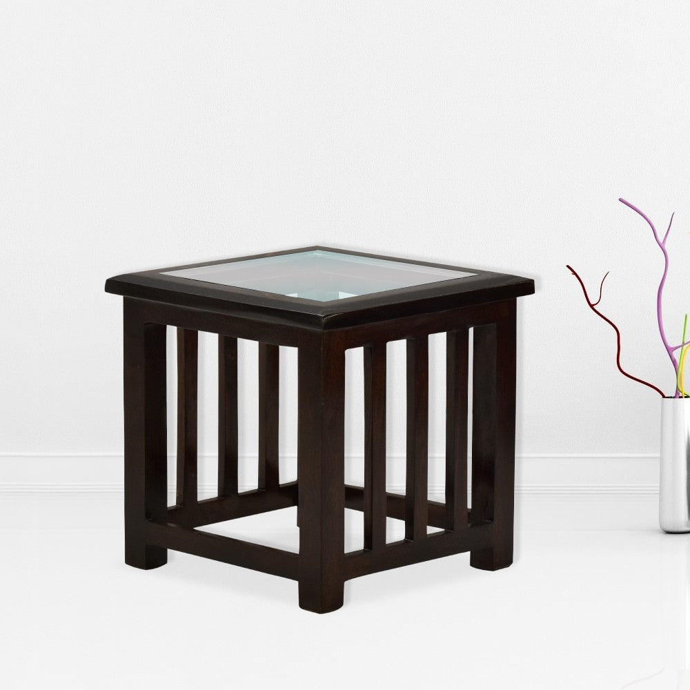 Estella Wooden Glass Peg Table