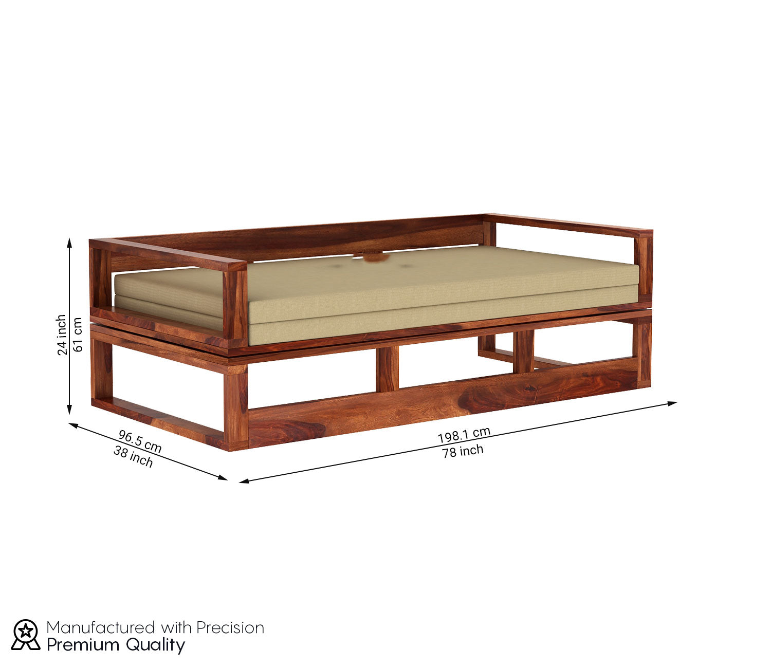 Elliott Divan Cum Bed with Mattress