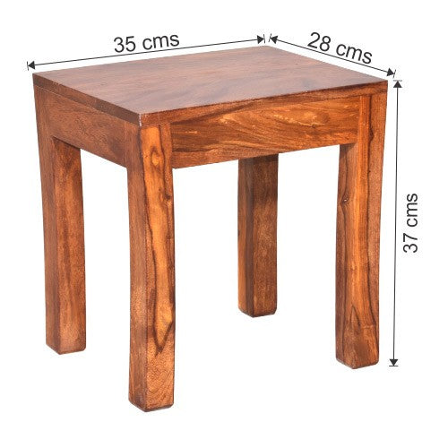 Winnie Wooden Cubex Stool Set of 3