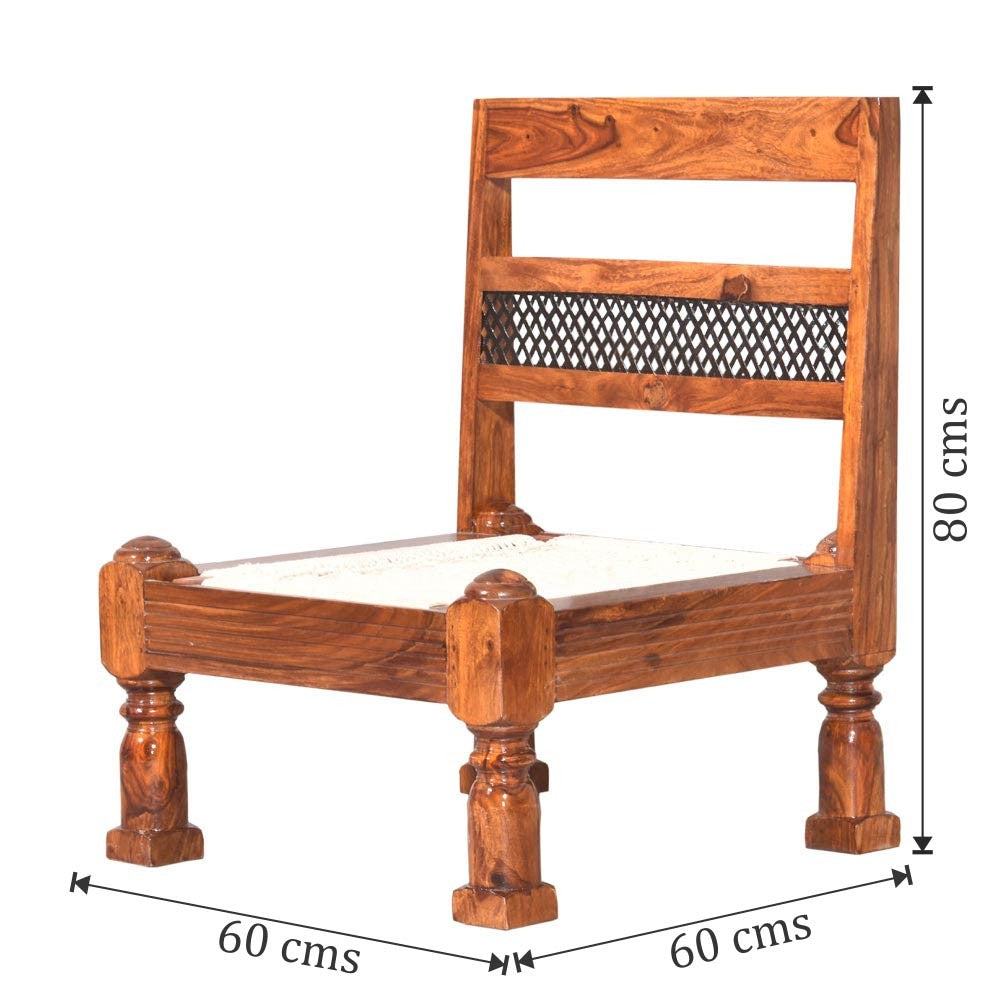 Quincy Wood Rajasthani Backrest Pidha