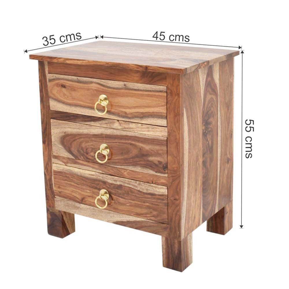 Emmy Wooden Willock Bedside Table